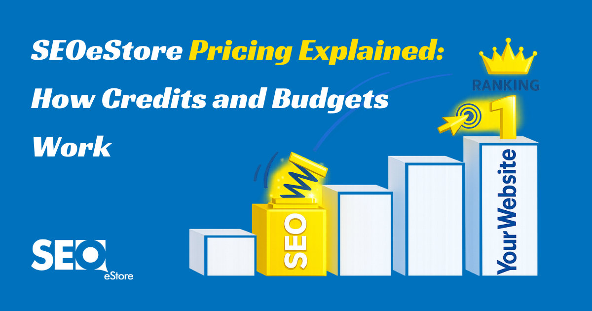 SEOeStore Pricing Explained: How Credits and Budgets Work