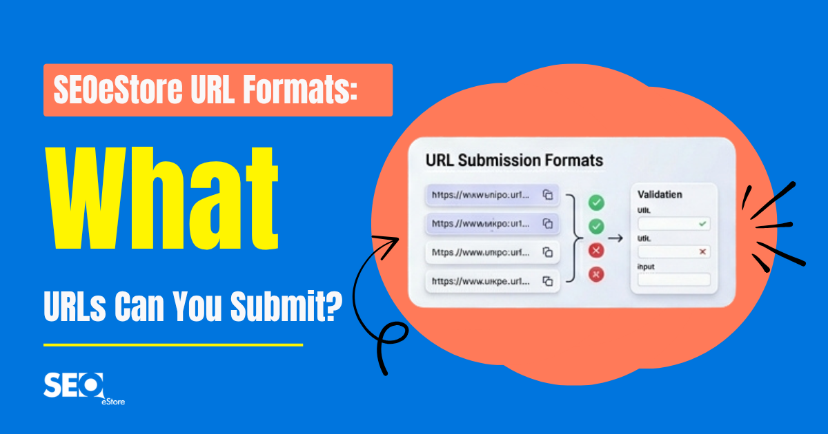 SEOeStore URL Formats: What URLs Can You Submit?