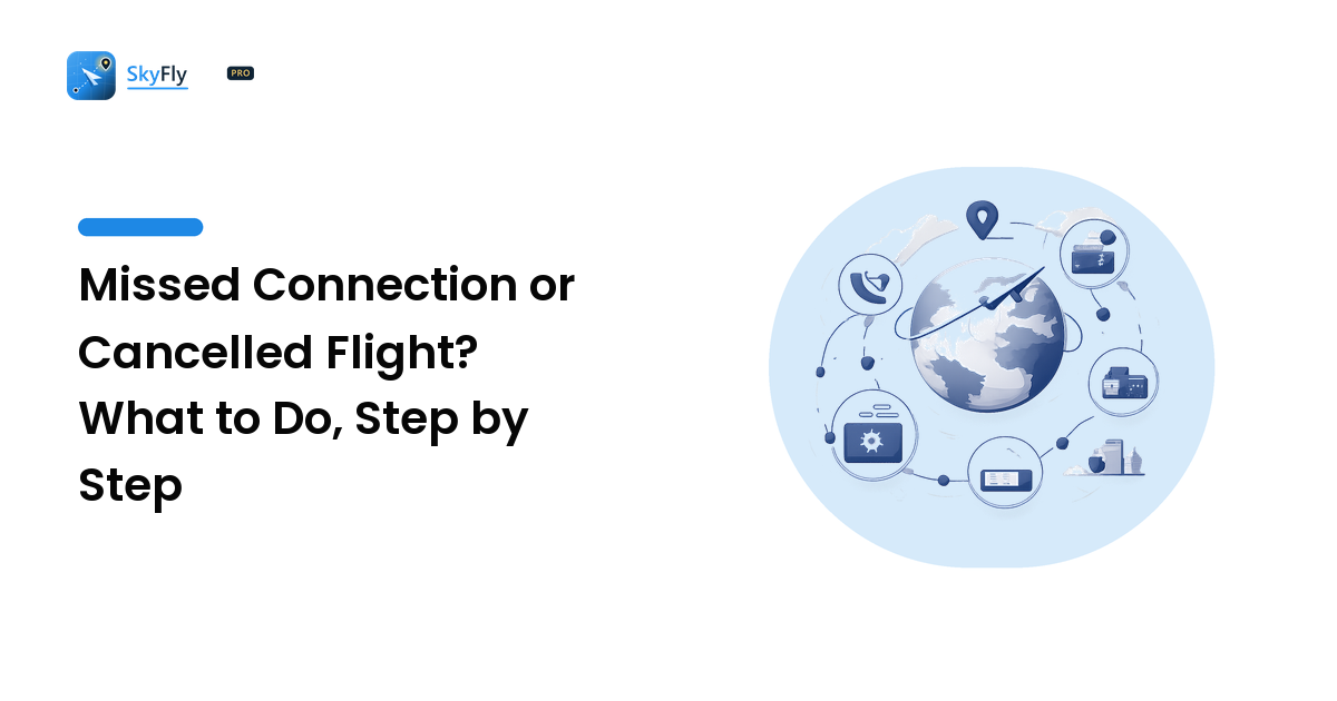 Missed Connection or Cancelled Flight? What to Do, Step by Step