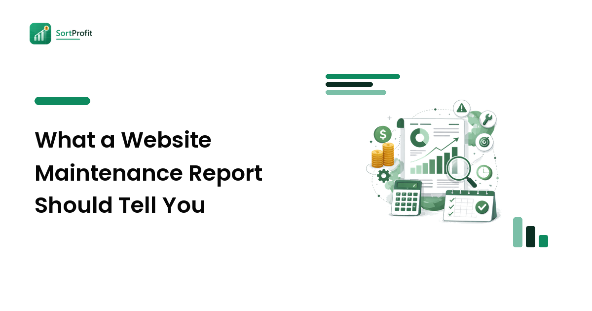 What a Website Maintenance Report Should Tell You