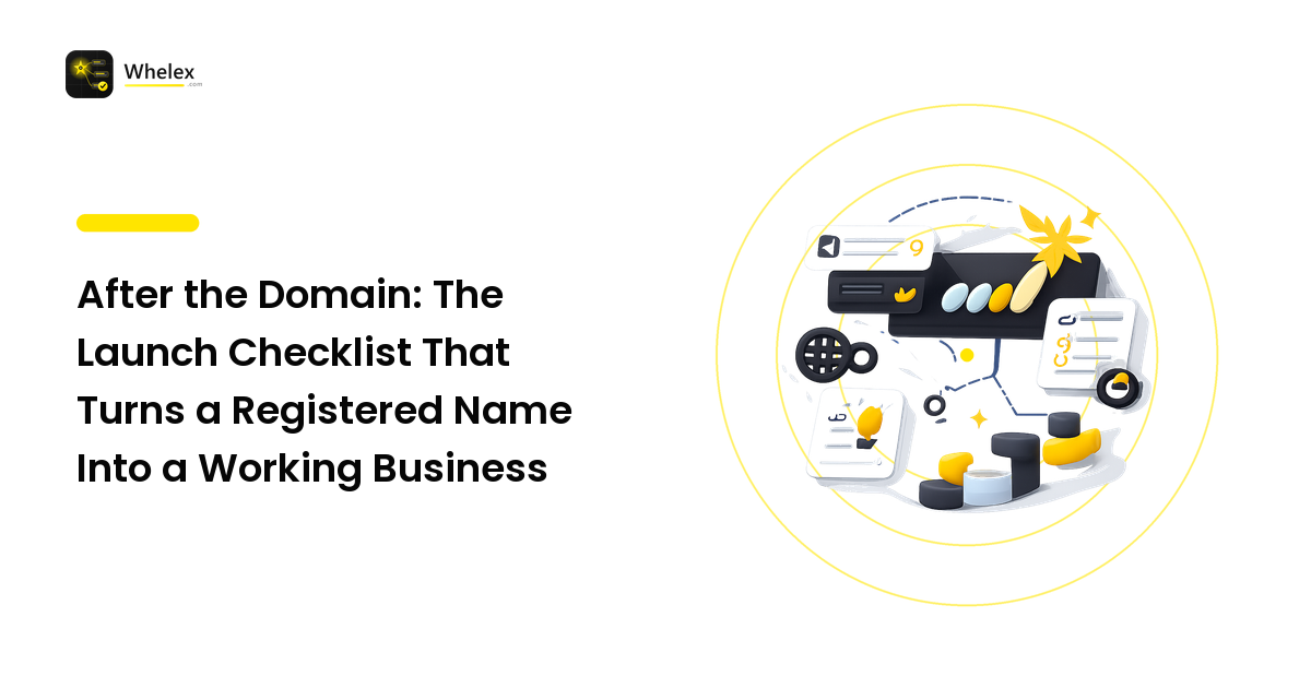 After the Domain: The Launch Checklist That Turns a Registered Name Into a Working Business