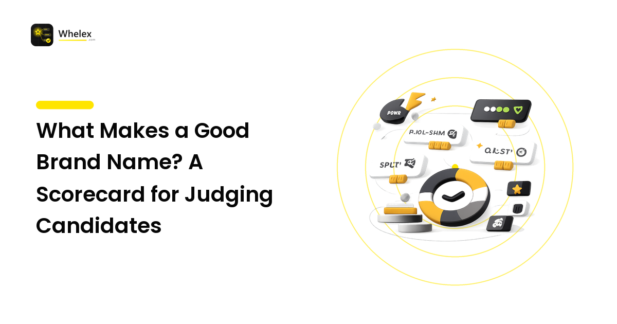 What Makes a Good Brand Name? A Scorecard for Judging Candidates