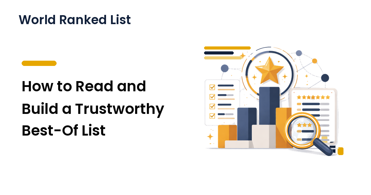 How to Read and Build a Trustworthy Best-Of List