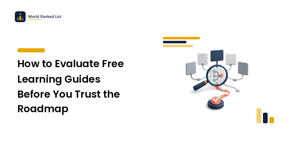 How to Evaluate Free Learning Guides Before You Trust the Roadmap