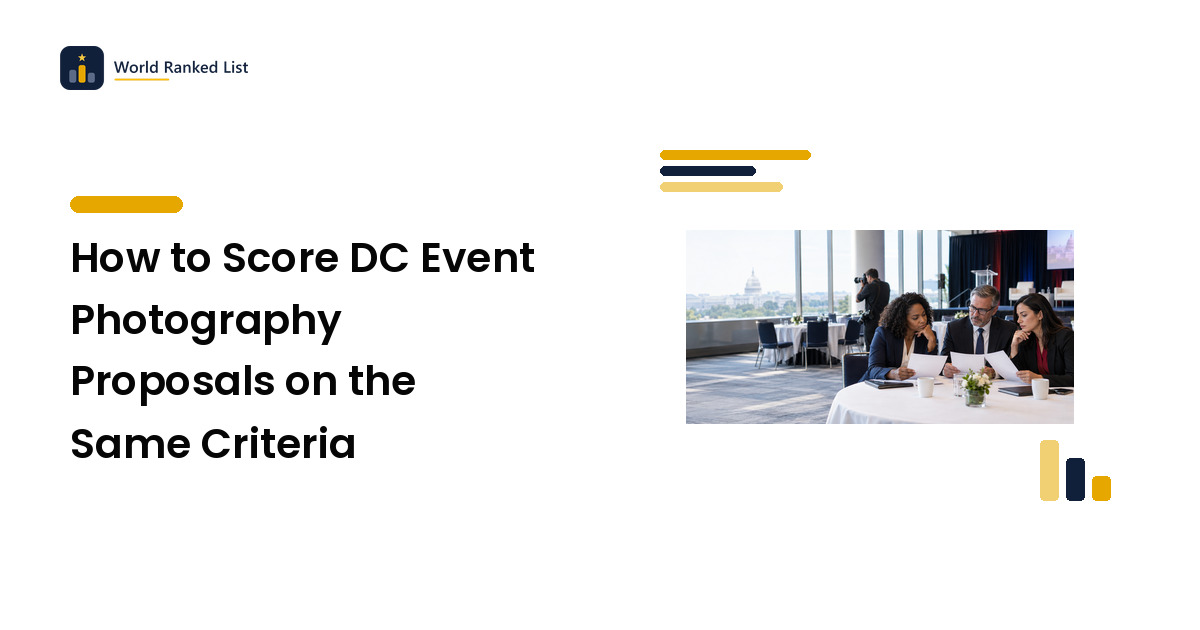 How to Score DC Event Photography Proposals on the Same Criteria