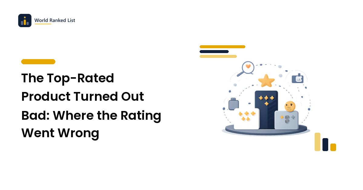 The Top-Rated Product Turned Out Bad: Where the Rating Went Wrong