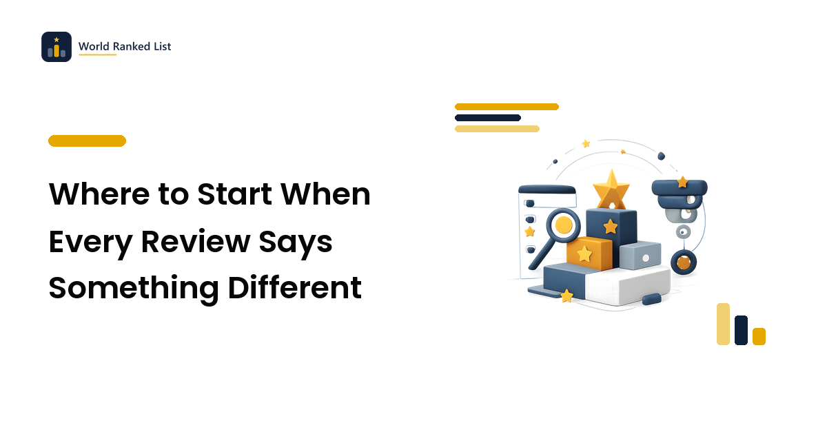 Where to Start When Every Review Says Something Different