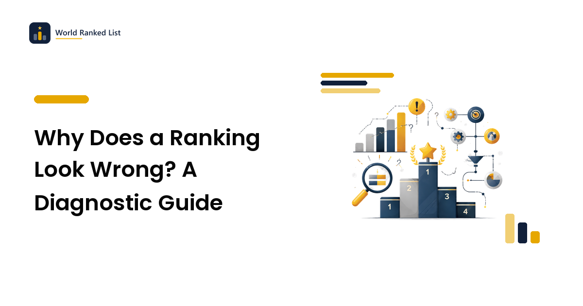 Why Does a Ranking Look Wrong? A Diagnostic Guide