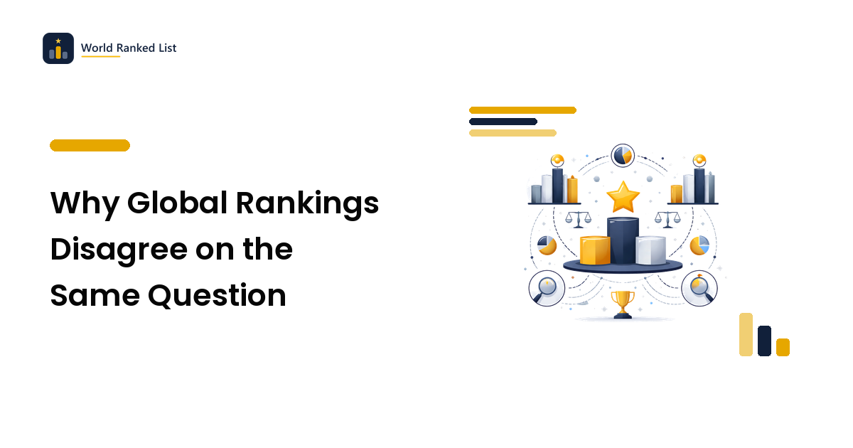 Why Global Rankings Disagree on the Same Question